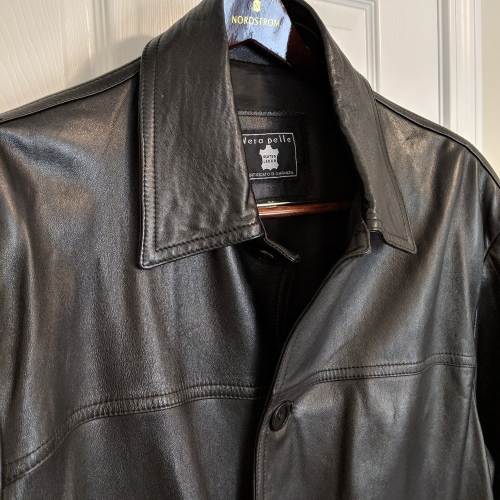 Vera Pelle Leather Jacket XL